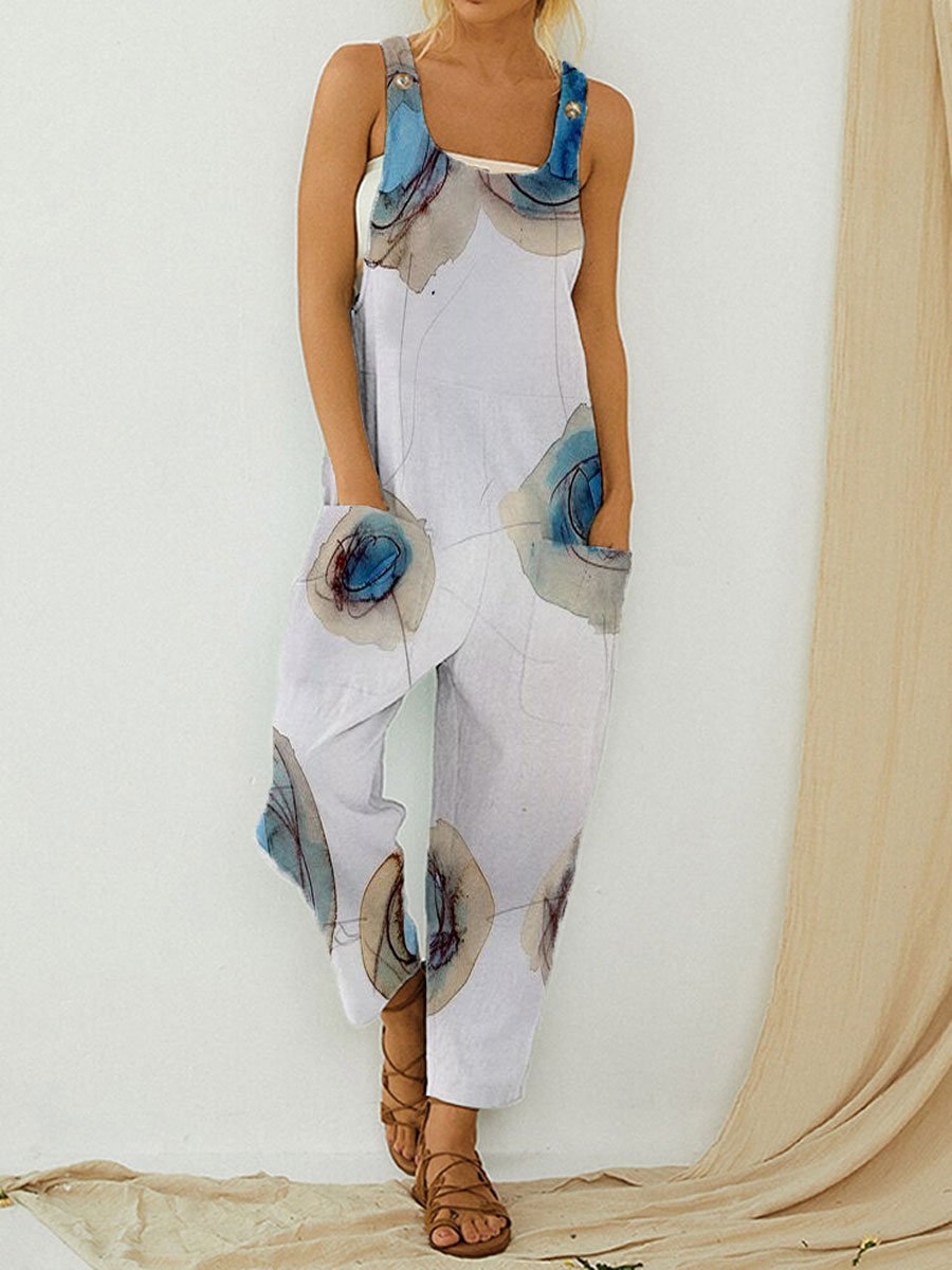 Print Casual jumpsuit